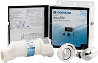 Hayward AquaRite salt chlorine generator on a white background