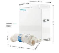 Dimensions of the Hayward W3AQR9 AquaRite Salt Chlorinator
