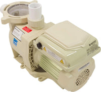 Beige Pool Pump on White Background