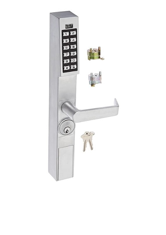 Alarm Lock DL1200 Trilogy T2 Electronic Keypad Lock – Satin Chrome