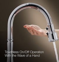 KOHLER K-99259-VS Artifacts Kitchen Faucet with Pull-Down Spray, Vibrant Stainless