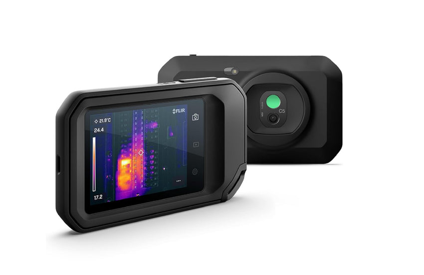 FLIR C5 Compact Thermal Imaging Camera with Wifi: High Resolution Infrared Imager for Inspection, Electrical/ Mechanical, Building, and HVAC Applications