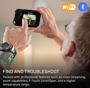 FLIR C5 Compact Thermal Imaging Camera with Wifi: High Resolution Infrared Imager for Inspection, Electrical/ Mechanical, Building, and HVAC Applications