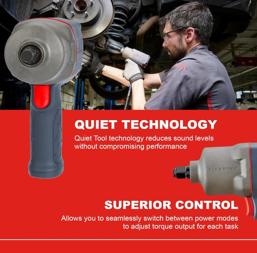 Ingersoll Rand 2235TiMAX 1/2-Inch Drive Air Impact Wrench with Up to 1,350 ft-lbs Torque
