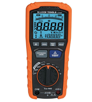 Klein Tools ET600 Multimeter and Megohmmeter Insulation Tester, Auto-Ranging TRMS