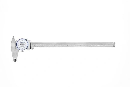 Digital vernier caliper on a white background