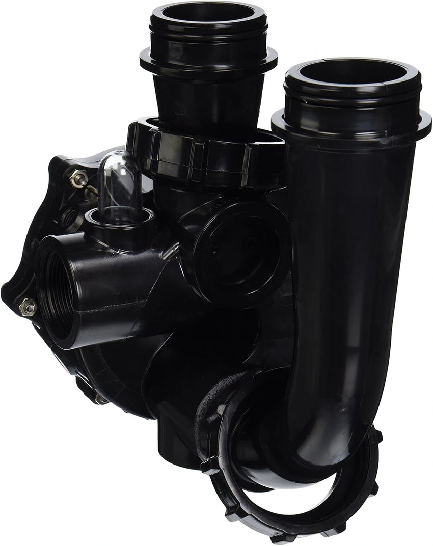 Rear view of Hayward SP0710X62 Pro-Series 1-1/2" Vari-Flo Valve showing connection ports