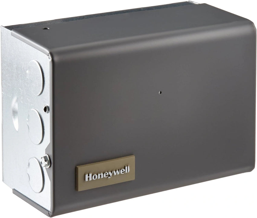 Gray rectangular device with Honeywell logo on a white background