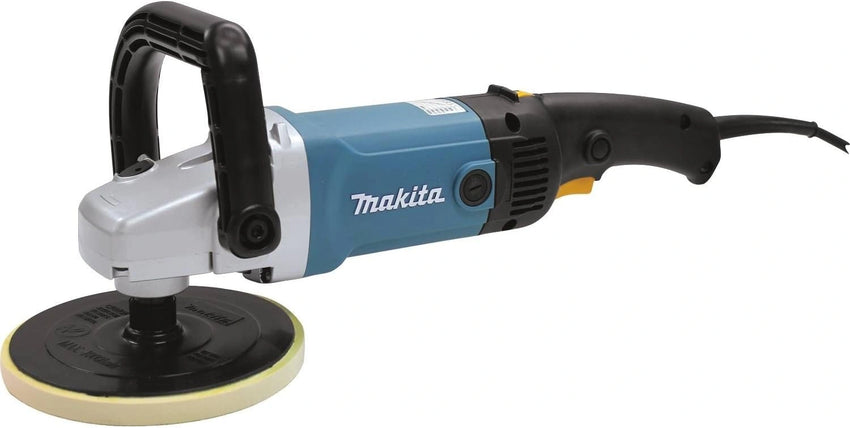 Makita polisher on a white background